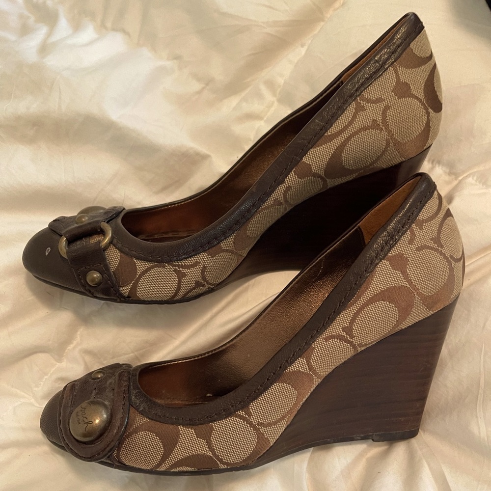 Vintage Coach wedges